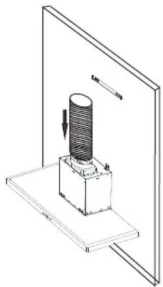 Philco PEW 6742 A - 9) Inštalácia hliníkovej rúrky - 1