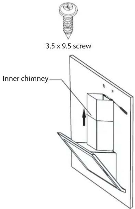 3.5 x 9.5 screw Inner chimney