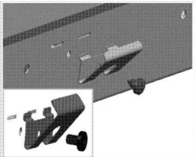 3D rendered mechanical parts including a cylindrical component and a threaded fastener, with no visible text or symbols.