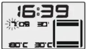 16:39 7:08 30' 80°C 30°C