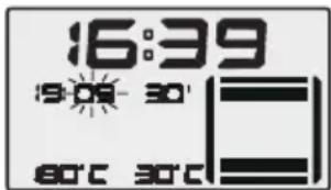 16:39 19:08 30' 80°C 30°C
