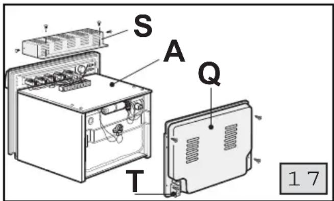 Ardo HEA108X - ELEKTRINIŲ KOMPONENTŲ PAKEITIMAS - 1
