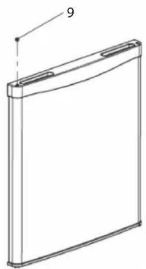 Philco PSF 302 - Procedure for switching the door opening direction - 2