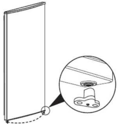 Logik LUF55W13E - Reversing the Door Swing - 8