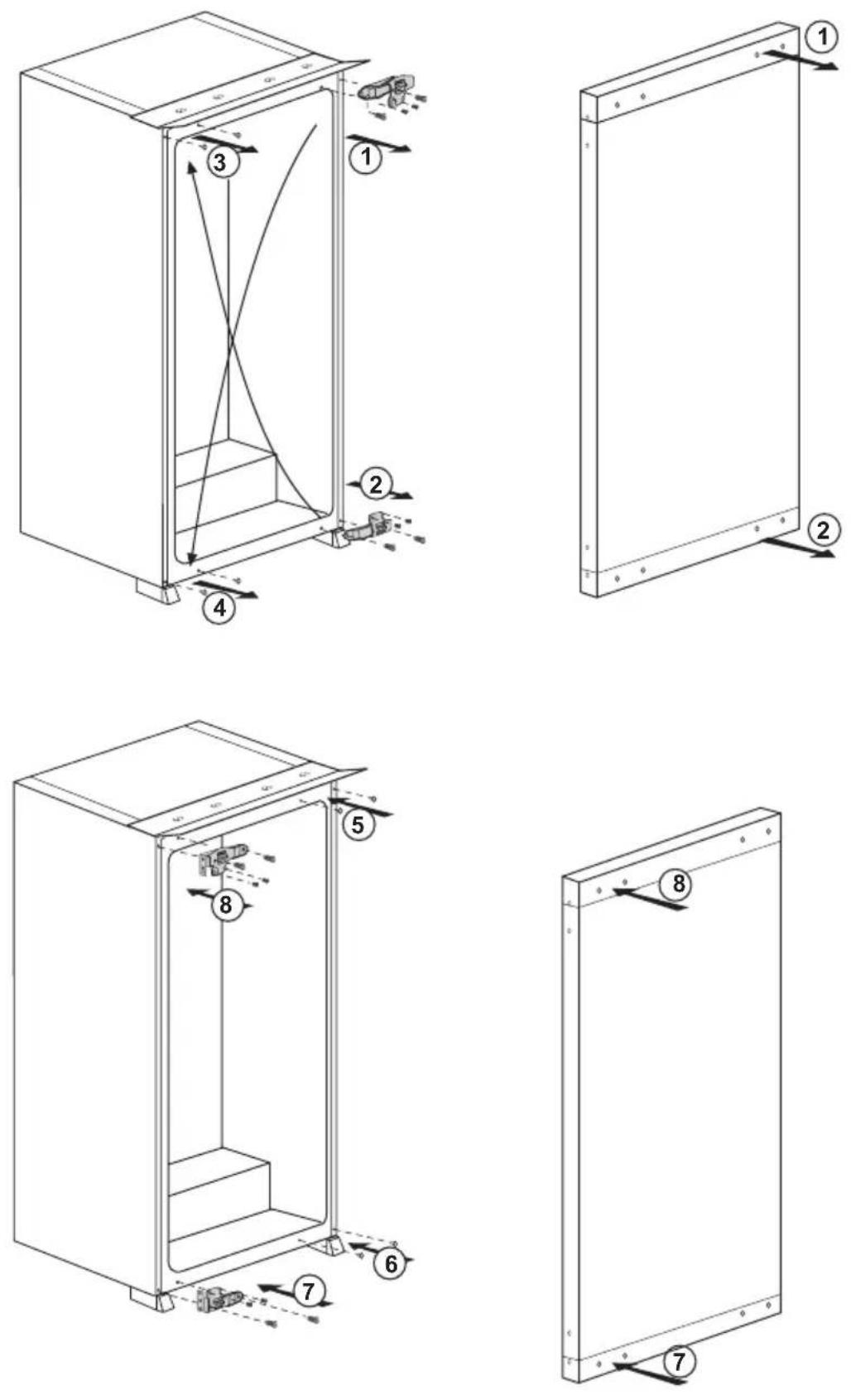 BLOMBERG SSM 1351 IF - Byte av dörrar - 1