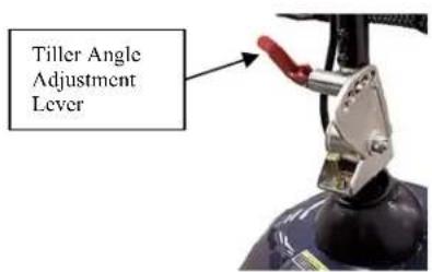 Tiller Angle Adjustment Lever