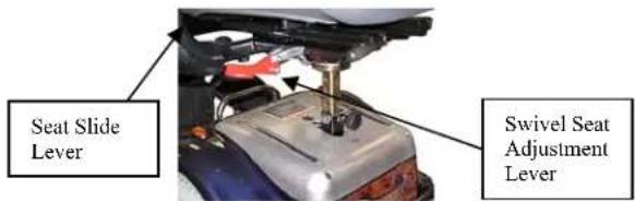 Seat Slide Lever Swivel Seat Adjustment Lever