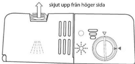 skjut upp från höger sida