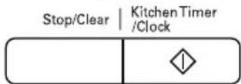Stop/Clear | Kitchen Timer /Clock