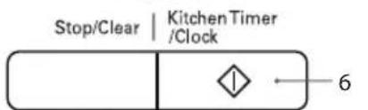 Stop/Clear | Kitchen Timer /Clock 6