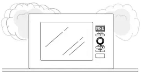 Skærm Viser uret, kogetiden og indstillingen. Micro./Grill/Combi.-Knap Denne knap bruges til at vælge tilberedningsfunktioner og effektniveauerne. Timer/Weight/Power/Auto Menu-drejeknapl Denne drejeknap bruges til at indstille tid, vægt, effekt og til at vælge mellem auto-menuprogrammerne. Stop/Clear-Knap Brug denne knap til at stoppe madlavningen, og rydde indstillingerne for madlavningen. Start/+30Sec./Confirm-Knap Brug denne knap til hurtig kogning i intervaller af 30 sekunder, til at øge kogetiden med 30 sekunder. Du kan også bruge denne knap til at starte/ Steptate kogningen. Micro./Grill/Combi. | Weight/Time Defrost Weight/Time Defrost-Knap Brug denne knap til at optø maden i forhold til vægt og tid. Kitchen Timer/Clock-Knap Denne knap bruges til at indstille minuturet og uret. Start/+30Sec./Confirm Åbn låge-knap Trykkes for at åbne lågen på ovnen.