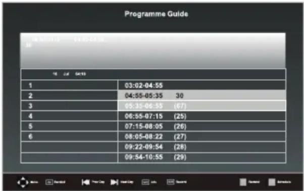 Andersson LED5062UHD PVR - Select a Programme - 1