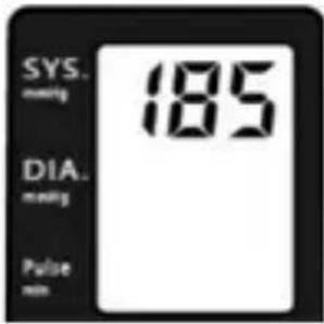 SYS. mostly 185 DIA. mostly Pulse min