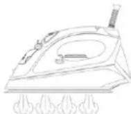 Zelmer Navigator Premier 28Z030 - Steam ironing – Always follow the garment manufacturer's ironing instructions mentioned at the garment label. - 1