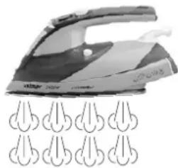 Zelmer Easy Control 28Z023 - Викид пари – завжди дотримуйтесь вказівок виробника одягу, вказаних на етикетці. - 1