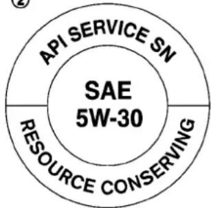 API SERVICE SN SAE 5W-30 RESOURCE CONSERVING