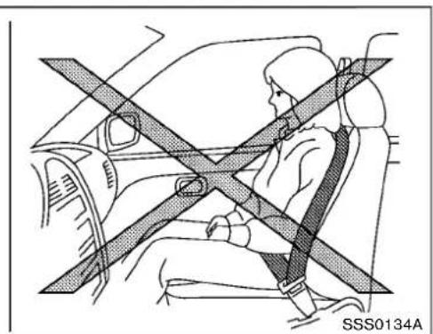 NISSAN 350Z (2017) - PRECAUTIONS ON SEAT BELT USAGE - 3