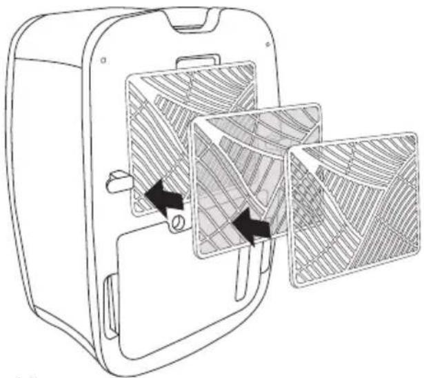 Sandstrøm SDH20L13E - Maintenance of your air filter - 1