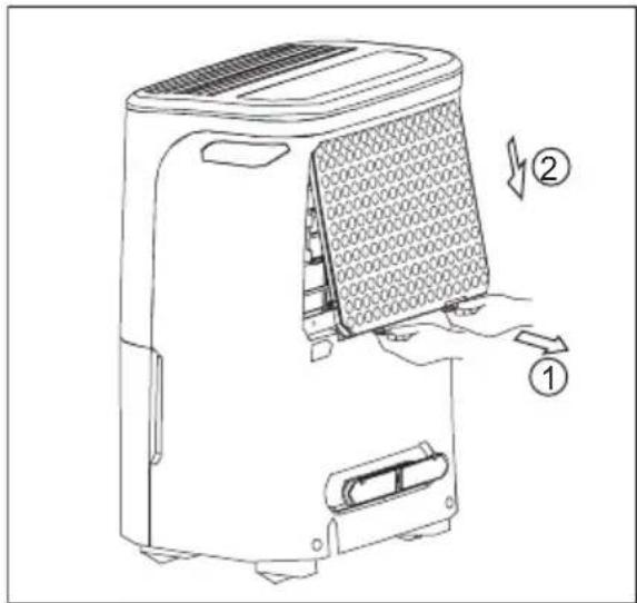ELECTROLUX EXD16DN3W - Curățarea filtrului - 2