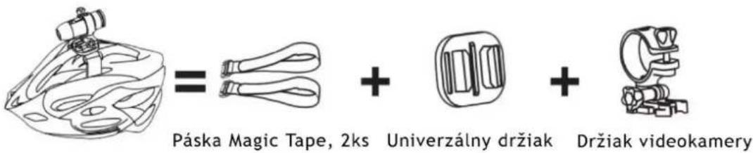 Páska Magic Tape, 2ks + Univerzálny držiak + Držiak videokamery