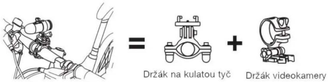 = Držák na kulatou tyč + Držák videokamery