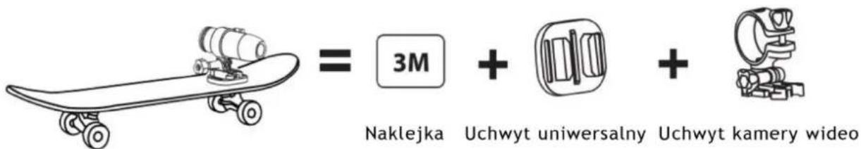 = 3M + (image) + (image) Naklejka Uchwyt uniwersalny Uchwyt kamery wideo