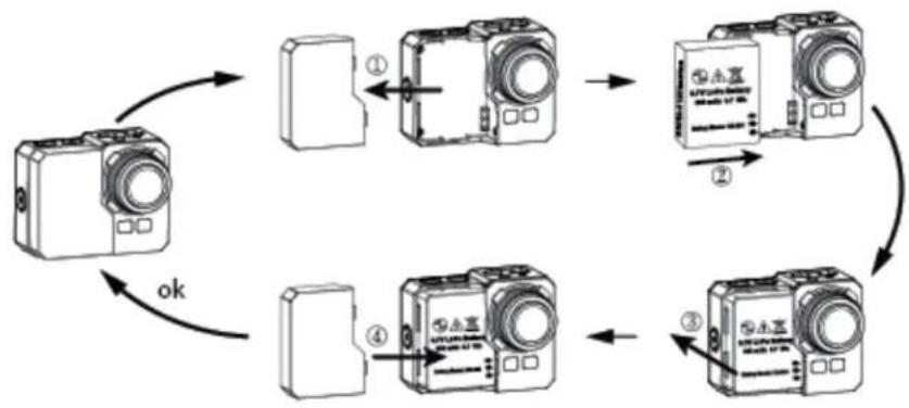 Evolveo SportCam W7 - Batería restante : - 1