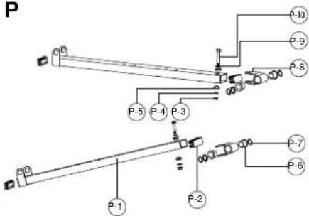 York Fitness Aspire 2 in 1 - Exploded drawing - 5