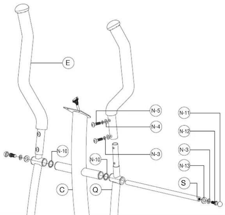 E N-10 C Q N-5 N-4 N-3 N-11 N-12 N-3 N-13 S