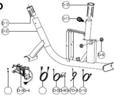 York Fitness Aspire 2 in 1 - Exploded drawing - 6