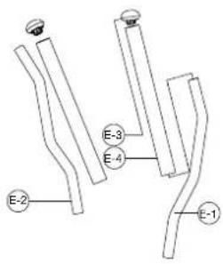 York Fitness Aspire 2 in 1 - Exploded drawing - 2