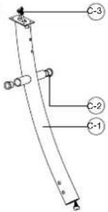 York Fitness Aspire 2 in 1 - Exploded drawing - 3