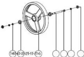 York Fitness Aspire 2 in 1 - Exploded drawing - 8