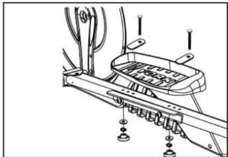 York Fitness Anniversary x202 - Change the height of the footplate mount tube - 1