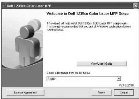 DELL 1235cn - Instalace softwaru - 2