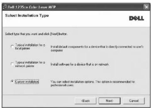 DELL 1235cn - Uživatelská instalace - 2