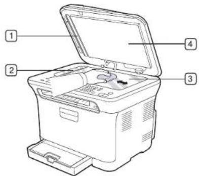 DELL 1235cn - Čištění skenovací jednotky - 1