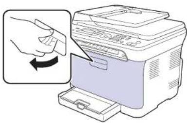 DELL 1235cn - Čištění vnitřního prostoru - 1