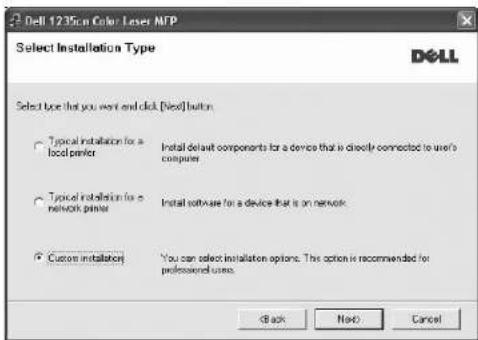 DELL 1235cn - Uživatelská instalace - 2