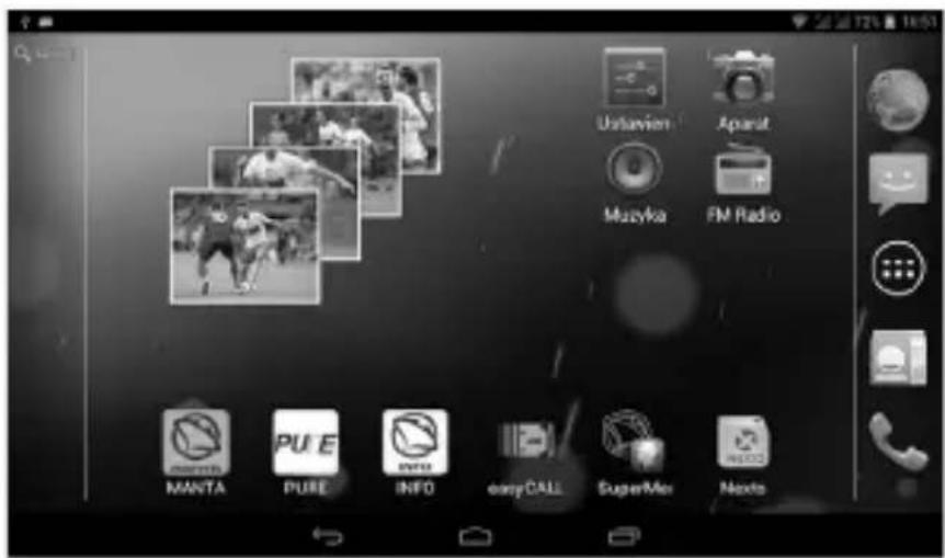 Unlaviem Aparat Muzyka FM Radio MANTA PURE INFO easyCALL SuperMer Nexts