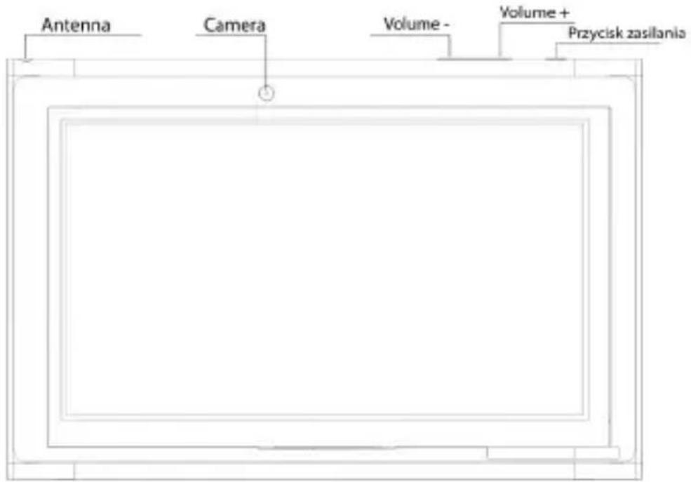 Antenna Camera Volume - Volume + Przycisk zasilania