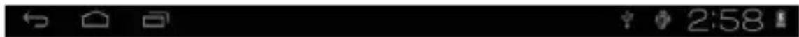 Camera status bar showing time and battery icons with status indicators