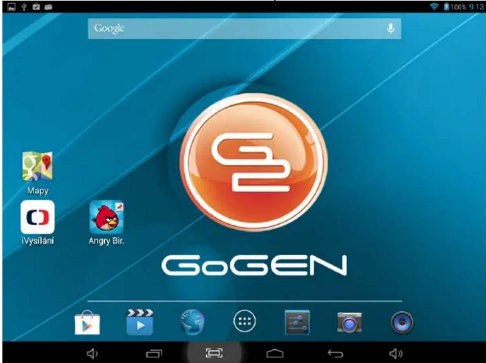 GoGen TA 8600 QUAD - HLAVNÁ OBRAZOVKA - 1