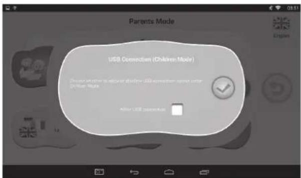 GoGen MAXPAD9G3 - 1.4.3.4: Připojení USB (dětský režim) - 1