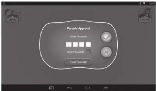 GoGen MAXPAD9G3 - 1.3.2: Prepnutie do rodičovského režimu - 1