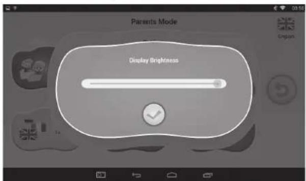 Parents Mode Display Brightness English
