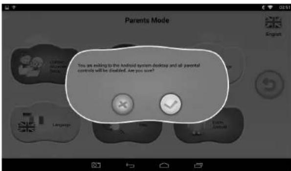GoGen MAXPAD9G2 - 1.4.5: Ukončení a návrat do Androidu - 1