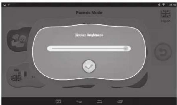 Parents Mode Display Brightness