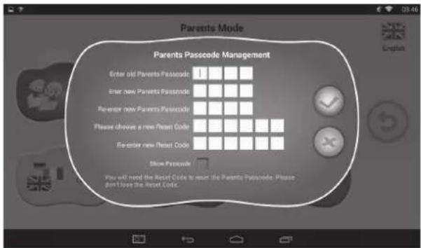 GoGen MAXPAD9G2 - 1.4.2.1: Zmiana kodu rodzicielskiego – zmiana pierwsza - 1
