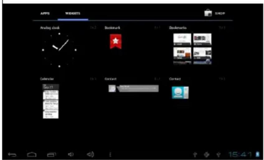 APPS WEIGHTS SHOP Analog clock 2x2 Bookmark 3x1 Bookmarks 3x1 Calendar 3x1 Contact 8x1 Contact 19:1 Geo 17 15:4:1